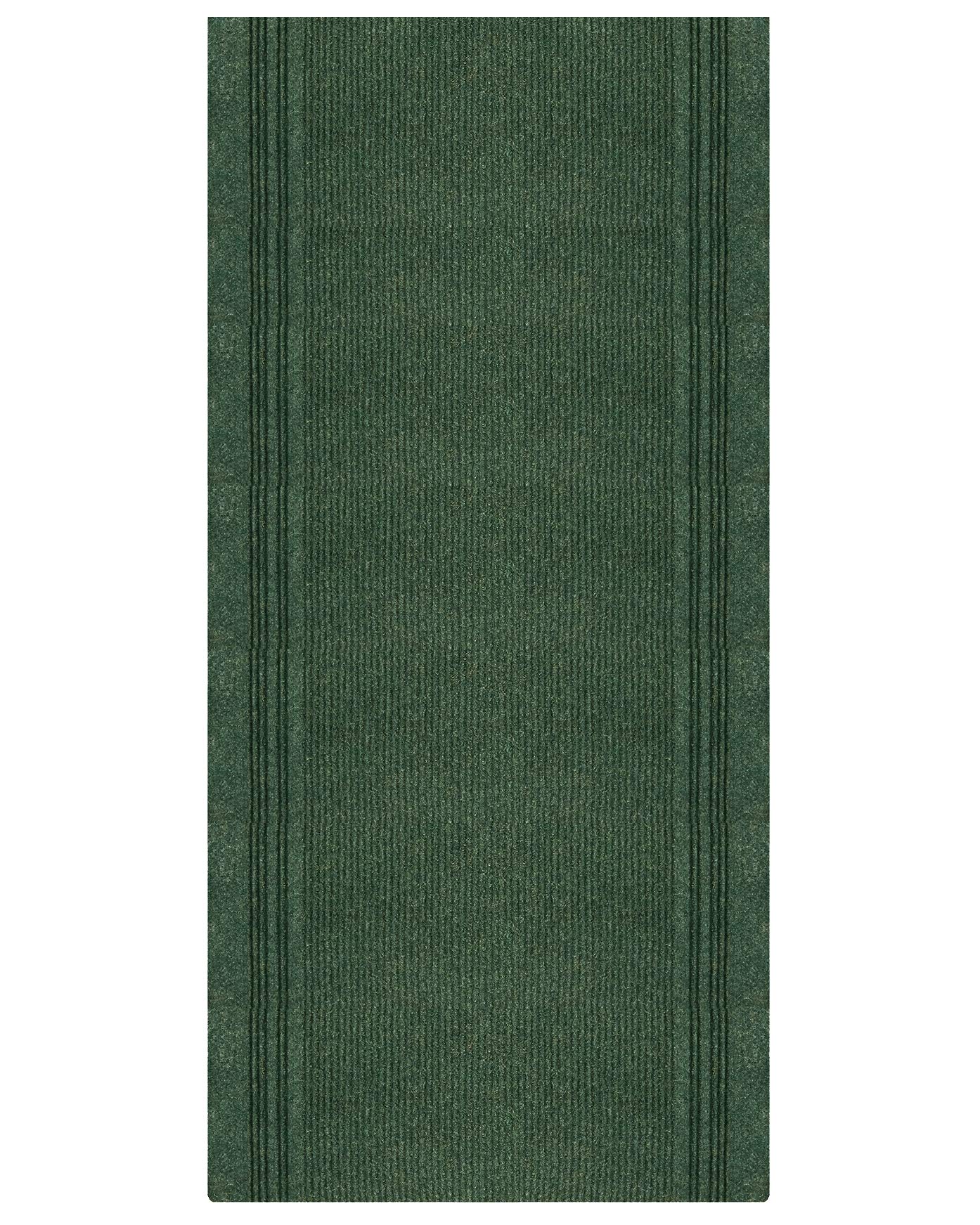 Non-Slip Ribbed Border Carpet Runner 26
