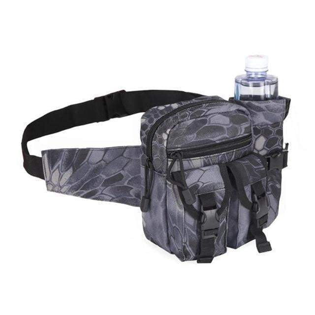 Military Tactical Hip Pack - Waterproof Outdoor Waist Bag for Camping, Hiking & Travel | Holds Water Bottle & Essentials | Perfect for Adventure, Sports & Daily Use