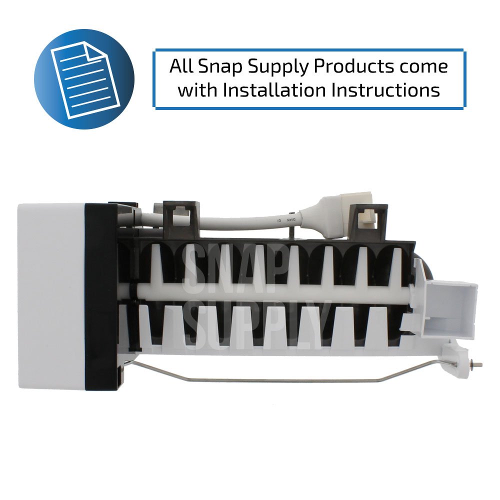 PRYSM Ice Maker Replacement for W10190965 - Compatible with Refrigerators, Freezers & Coolers - Perfect for Home, Office & Commercial Use