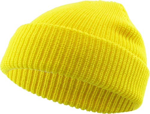 5. Yellow Fisherman Beanie