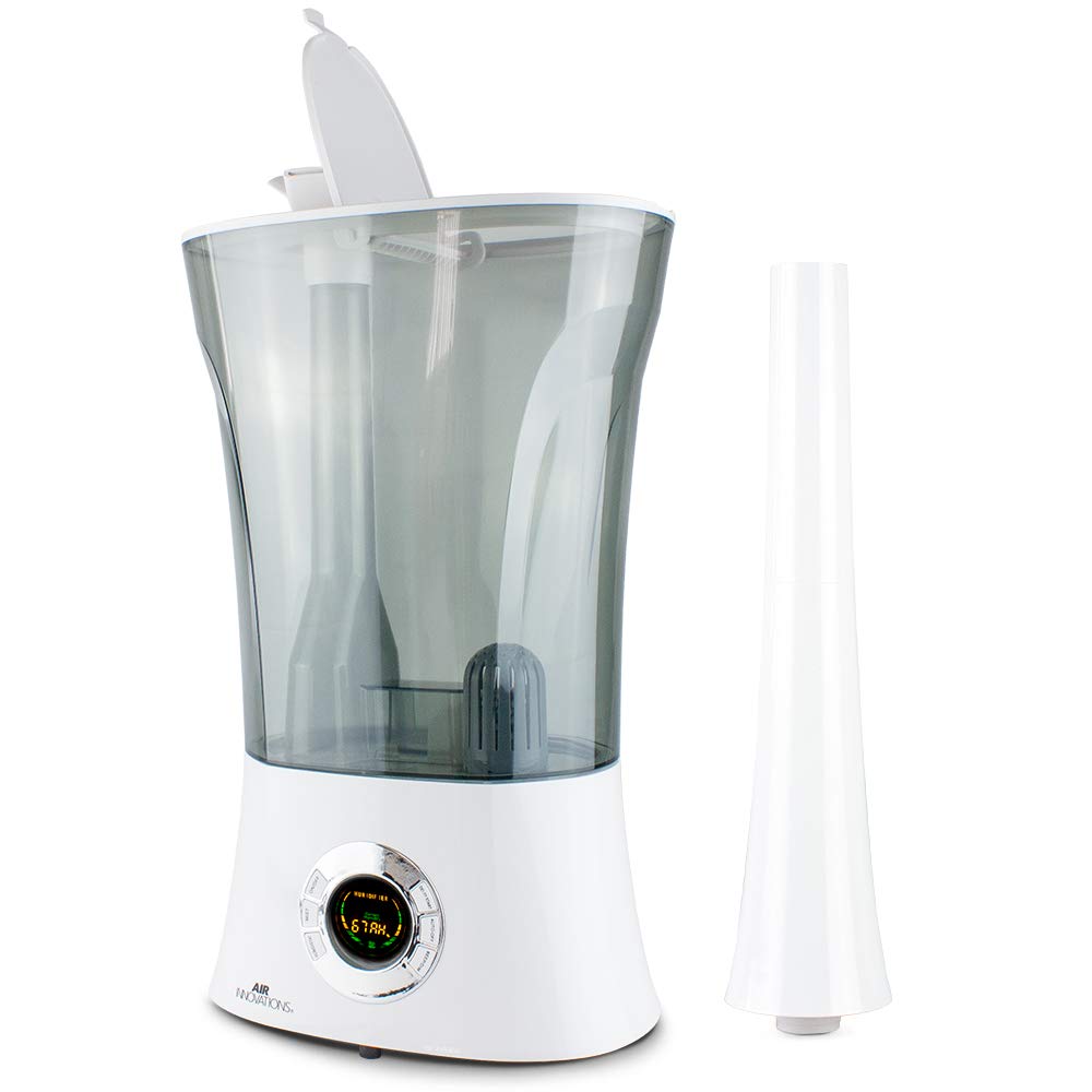 Air Innovations Ultrasonic Humidifier with Night Light - Quiet Cool Mist for Bedroom, Nursery, Office & Home Use