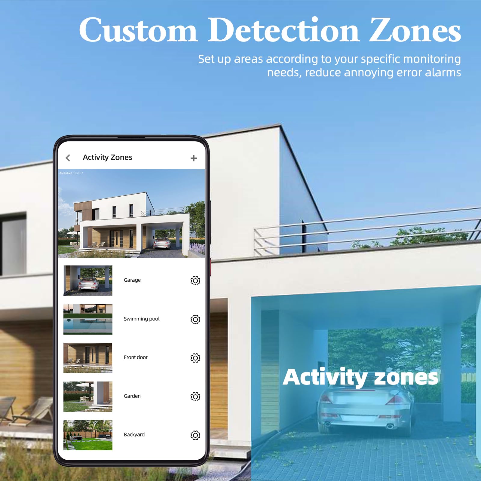 4K Wireless Outdoor Solar Security Camera - 360° PTZ, Battery Powered with 3W Solar Panel & Dual Lens, 8MP Color Night Vision with Spotlight - Ideal for Home Security, Yard Monitoring & Property Protection