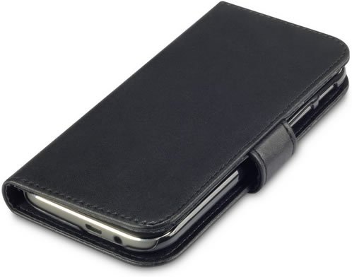 HTC One M8 Wallet Case - Slim Protective Cover with Card Slots & RFID Blocking - Black - Perfect for Business, Travel & Everyday Use