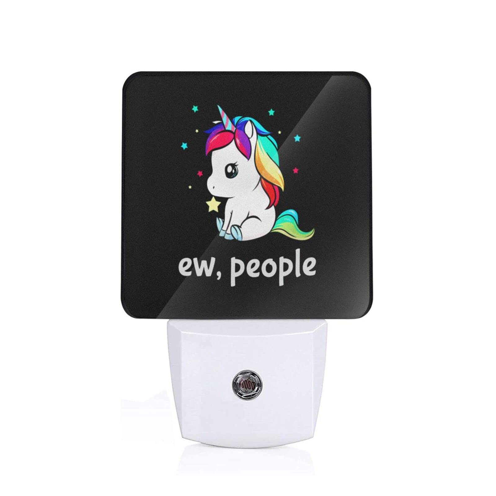 Unicorn Night Light LED Lamp with Auto Sensor - Wall Mounted Nightlight for Kids Room, Nursery, Bedroom | Perfect for Bedtime, Nighttime Safety & Soothing Ambience