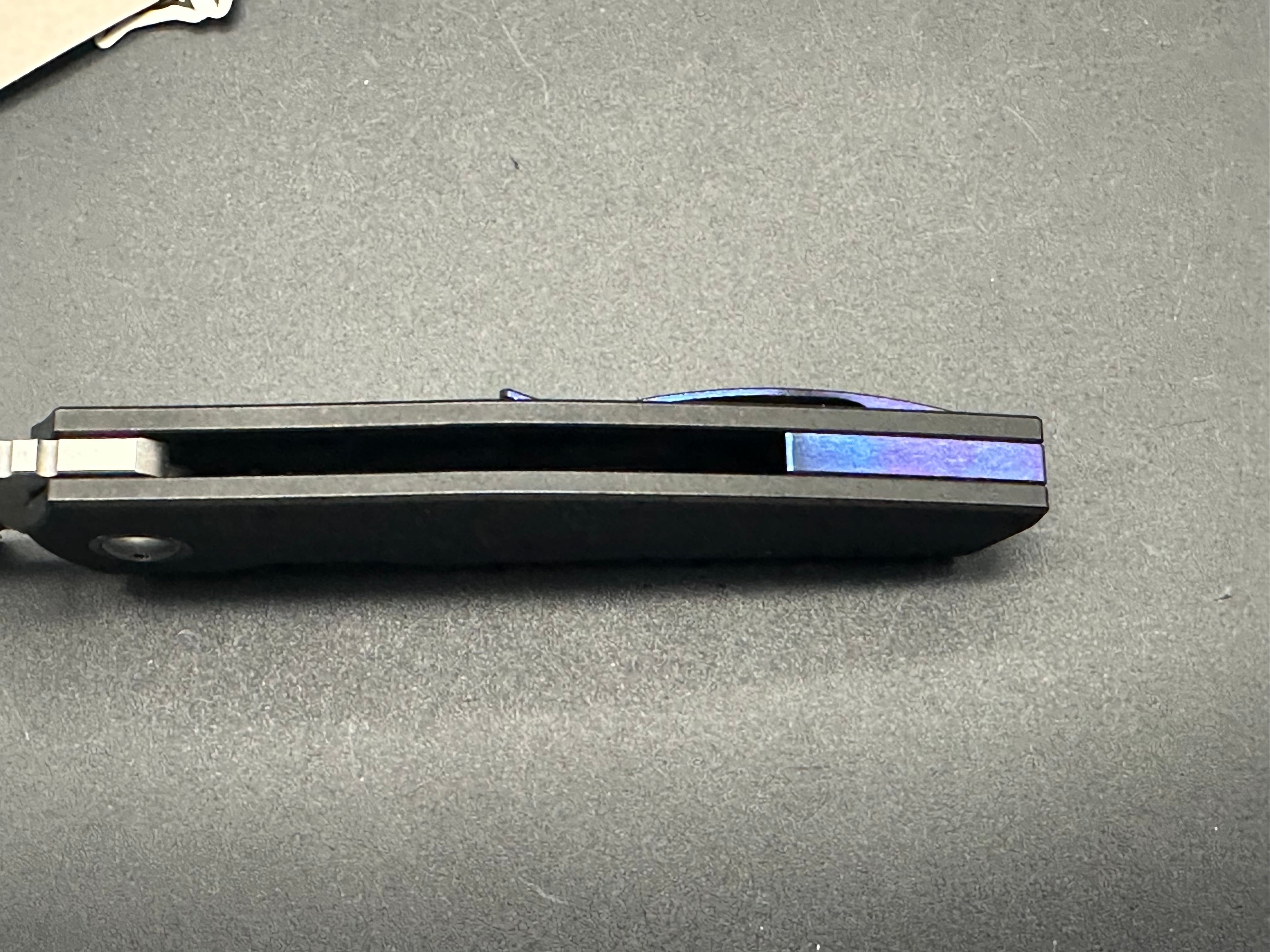 Premium Berg Barber M390 Folding Knife with Zirconium Scales, Thumb Studs & Back Spacer - Limited Edition 41/50 - EDC, Outdoor Survival & Collectors Knife