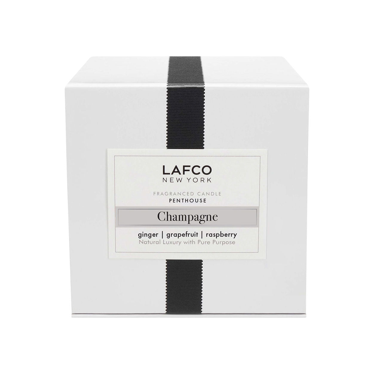 Elegant Champagne Scented Candle - Long Lasting Soy Wax Candle for Home Decor, Romantic Dinners & Relaxation
