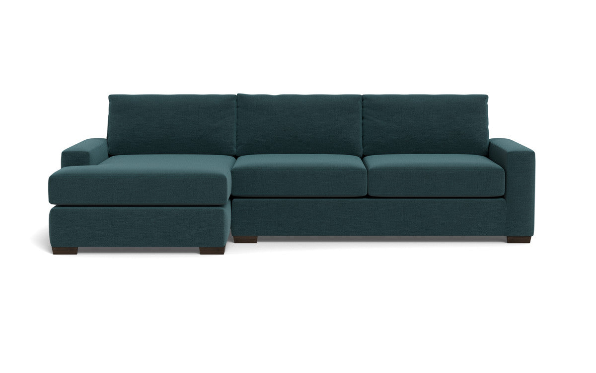 Mas Mesa 123 Deep Left Chaise Sectional Sofa - Modern L-Shaped Couch with Chaise Lounge for Living Room, Family Room & Home Theater - Comfortable Fabric Upholstery Sectional Sofa Set