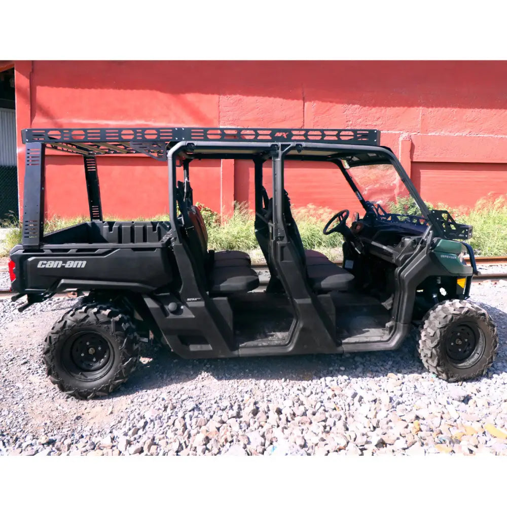 Extended Roof Rack for Can Am Defender 4 Seater (2018-2024 Models) - Heavy Duty Cargo Carrier for Off-Road Adventures & Hunting Gear Transport