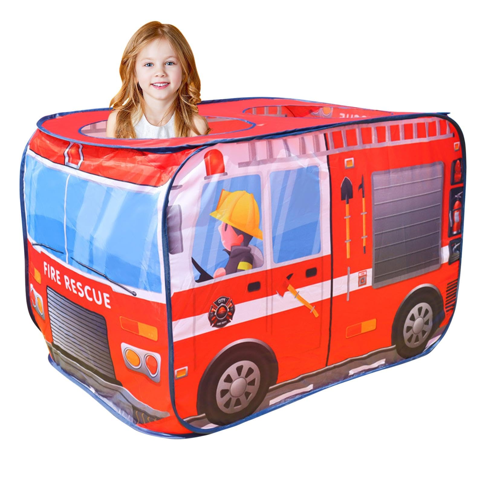 Foldable Kids Play Tent - Cartoon Playhouse for Indoor & Outdoor Use | Portable Toy Tent for Boys & Girls | Perfect for Birthday Gifts, Camping, Playroom & Backyard Fun