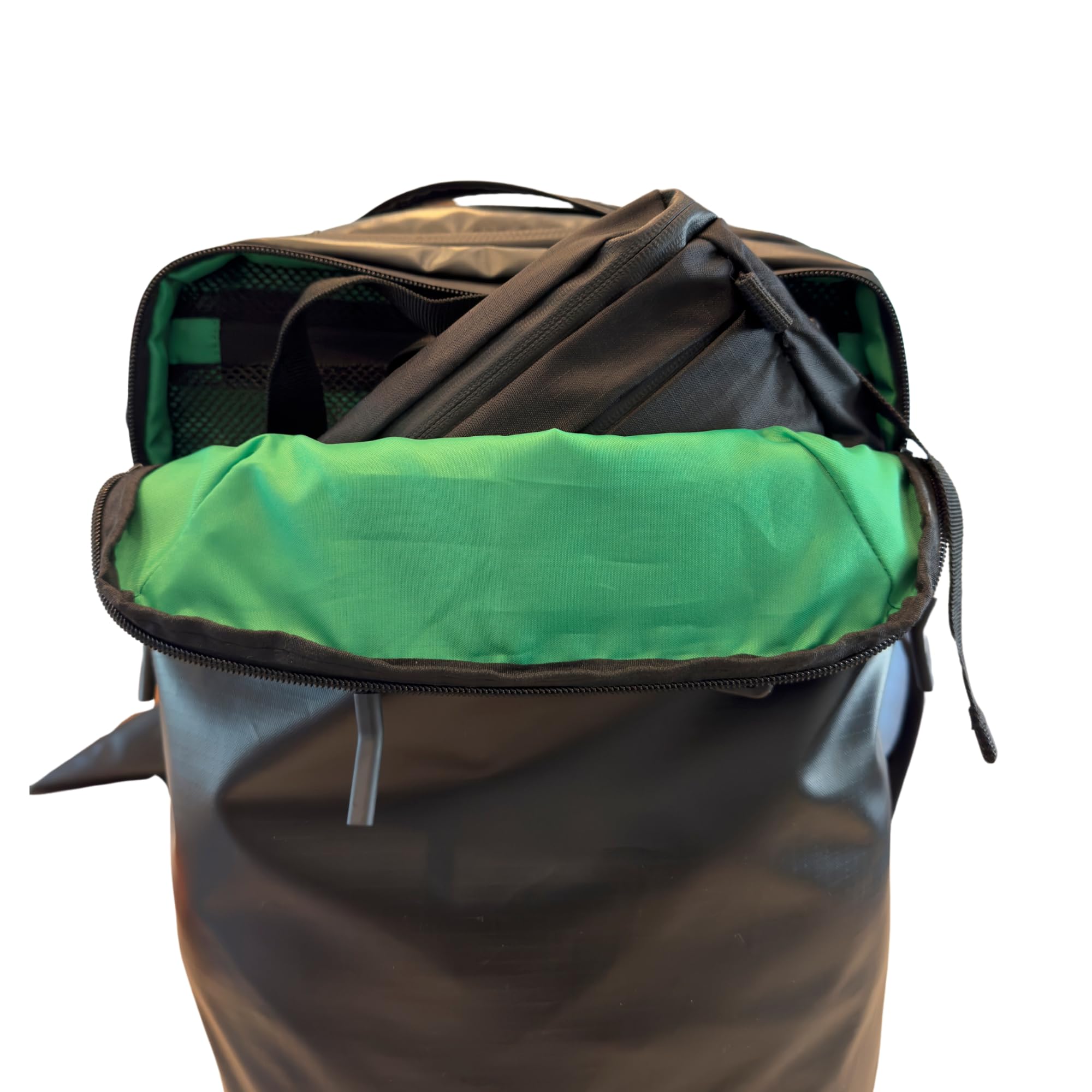 COR Surf Carry On Travel Backpack 28L - Ultralight Airline Approved Personal Item Backpack | Waterproof Matte Black Edition with Free S-Clip | Perfect for Island Hopping, Business Travel & Weekend Getaways