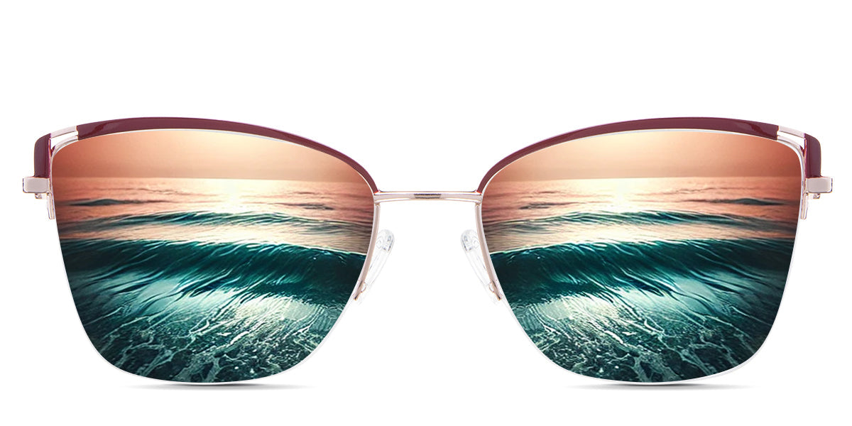 Phoebe Women's Prescription Polarized Sunglasses - UV Protection, Fashionable & Comfortable for Driving, Outdoor Activities & Daily Wear
