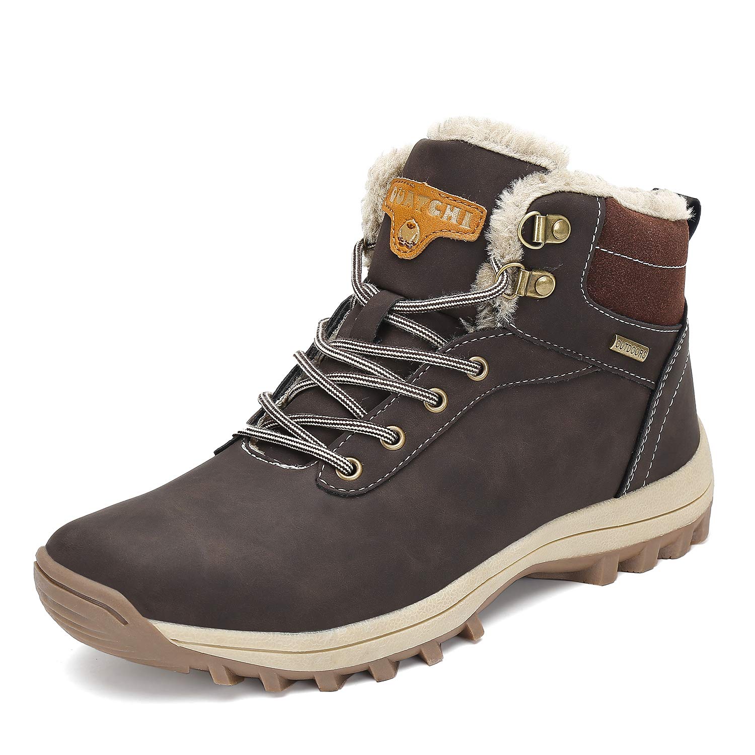 Mishansha Men's & Women's Waterproof Hiking Boots - Winter Snow Boots with Warm Insulation for Outdoor Trekking & Snow Activities