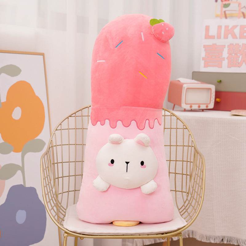 Giant Body Pillow Plushie - Extra Large Stuffed Animal for Adults & Kids | Soft Hugging Pillow for Bed, Sofa & Travel | Cute Plush Toy for Comfort, Decor & Gifts