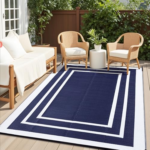 Navy Blue & White