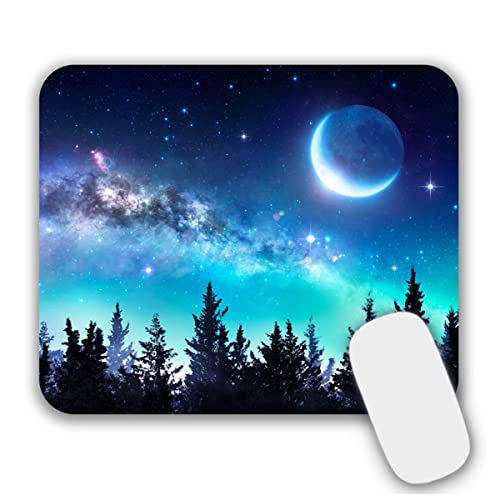 Moon and Galaxy