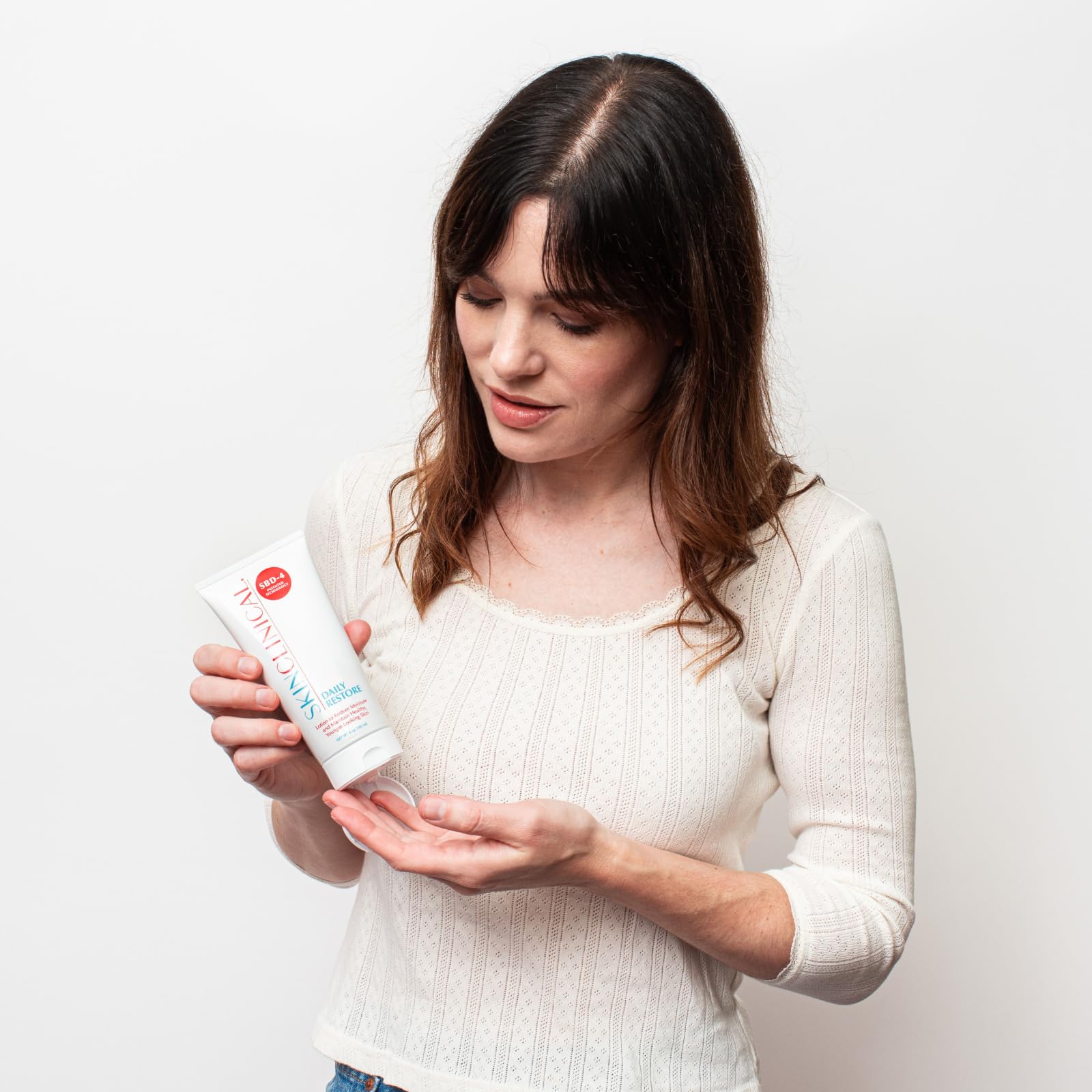 Daily Restore Hydrating Lotion with Shea Butter & Aloe - Ultra Moisturizing Body & Face Cream for Very Dry Skin - Fragrance-Free, Unscented Moisturizer with Patented SBD-4 Formula (6oz) - Perfect for Winter Care, Eczema Relief & Sensitive Skin Hydration