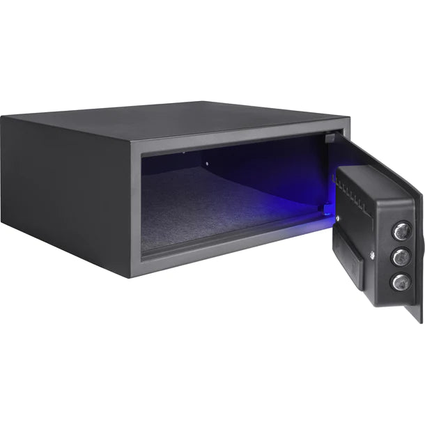 Barska AX13750 WardenLight LED Digital Keypad Safe - Secure Home & Office Safe for Cash, Jewelry, Documents - Ideal for Bedroom, Closet & Business Use