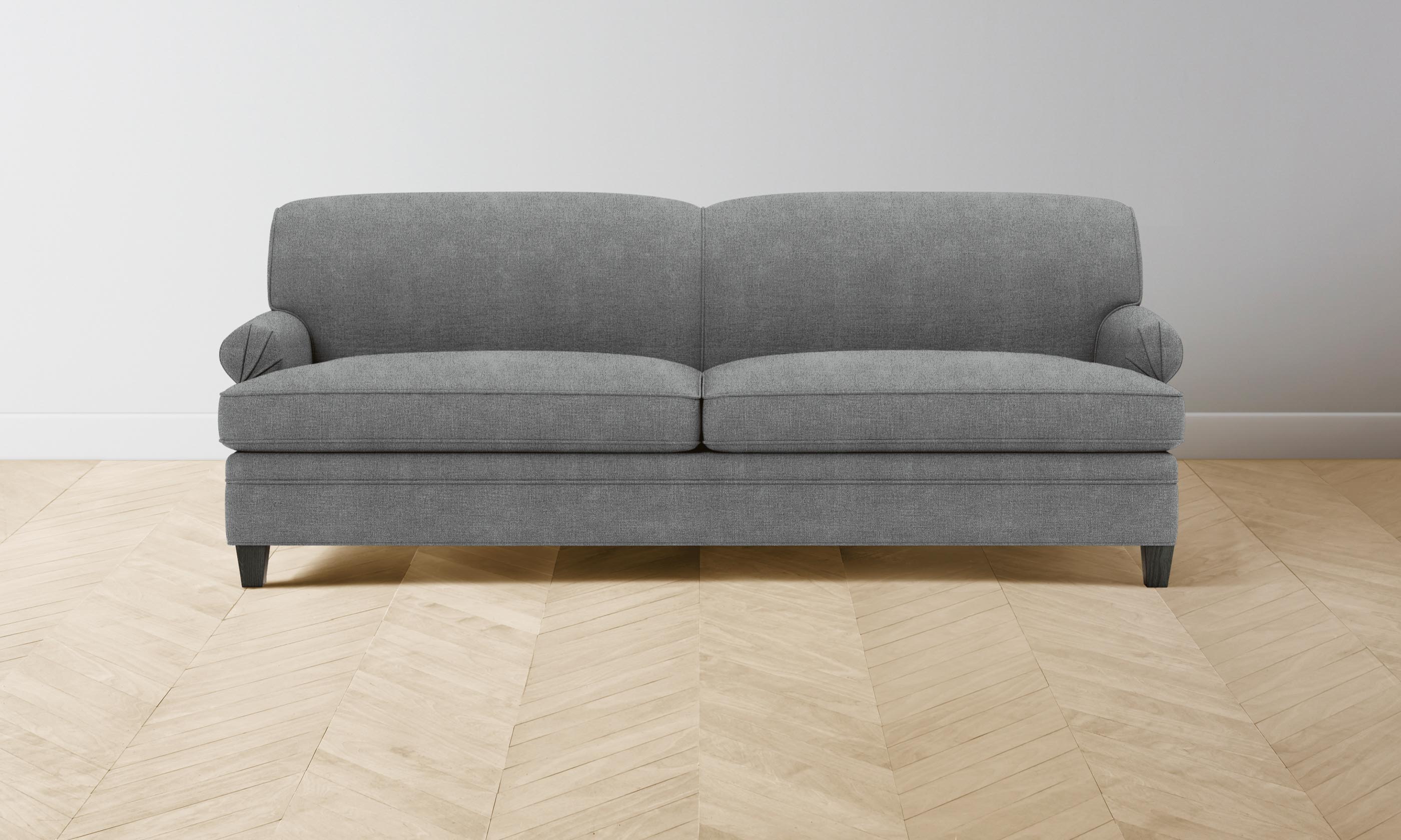 Carmine Sofa - Performance Mélange Weave Fabric - Modern Living Room Furniture for Nighttime Relaxation & Entertaining