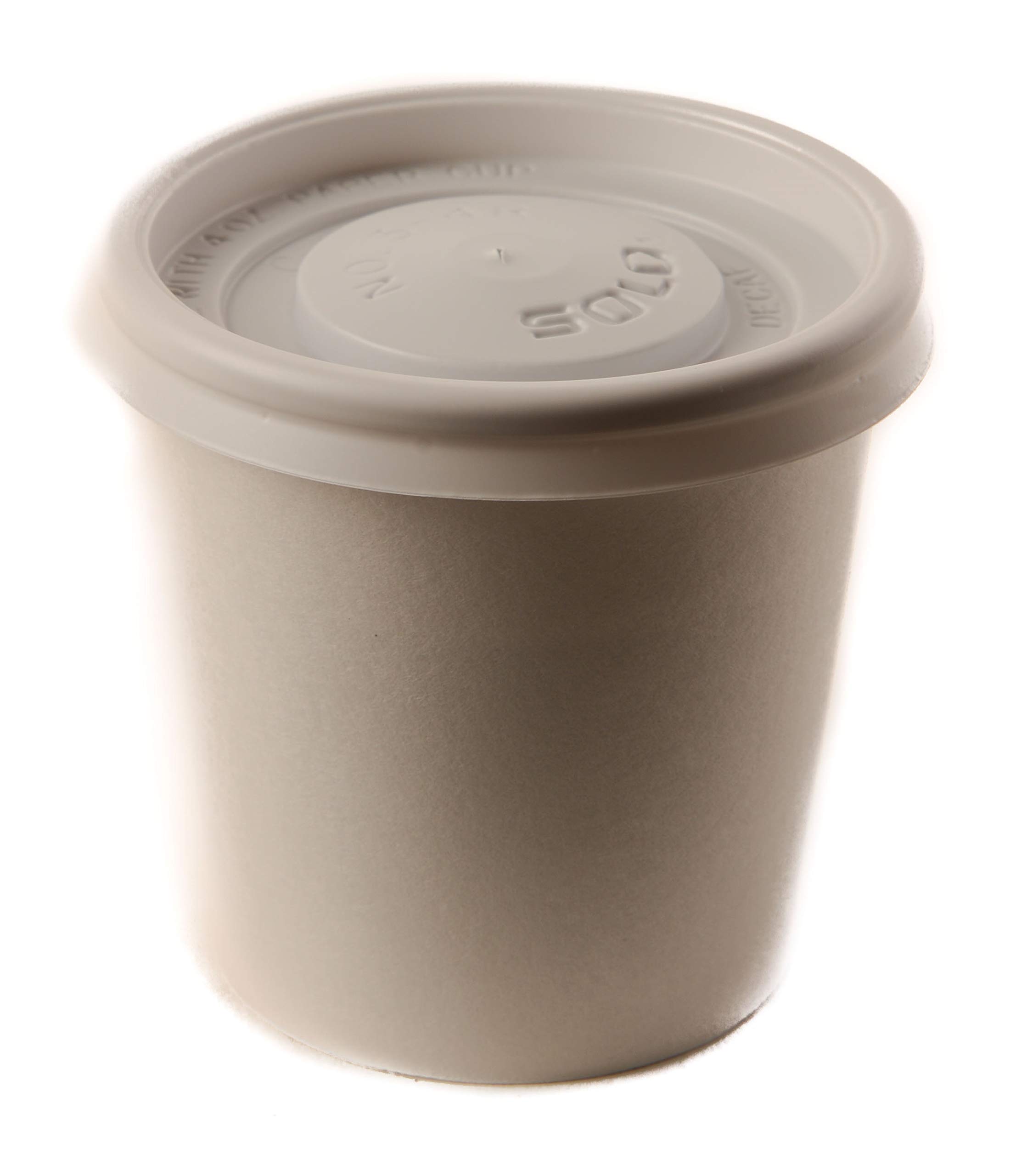 50 Pack 4 oz White Disposable Paper Coffee Cups with Lids - Eco Friendly Biodegradable Espresso & Hot Tea Cups for Coffee Shops, Offices, Catering, and Takeout - Bulk Wholesale Disposable Drinkware