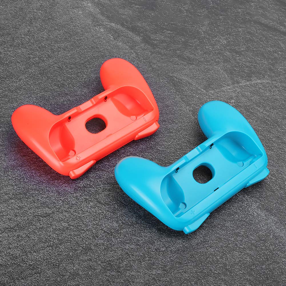 Kafuty-1 Anti-Slip Ergonomic Gaming Controller Grip Cover for Nintendo Switch Joy-Con (Red & Blue) - Enhanced Comfort for Long Gaming Sessions, Travel Protection, and Improved Gameplay Performance