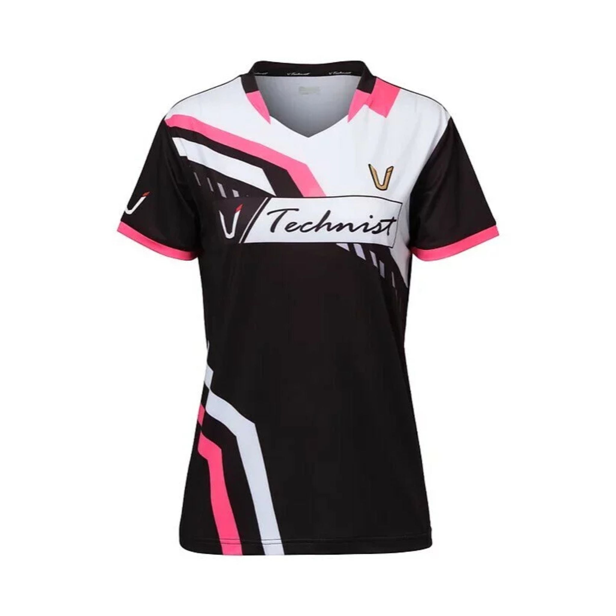 Technist 23TT 86A50 Women's Gaming T-Shirt - Breathable Cotton Tee for Casual Wear & Esports [Black] - Perfect for Gaming Sessions, Cosplay & Everyday Comfort