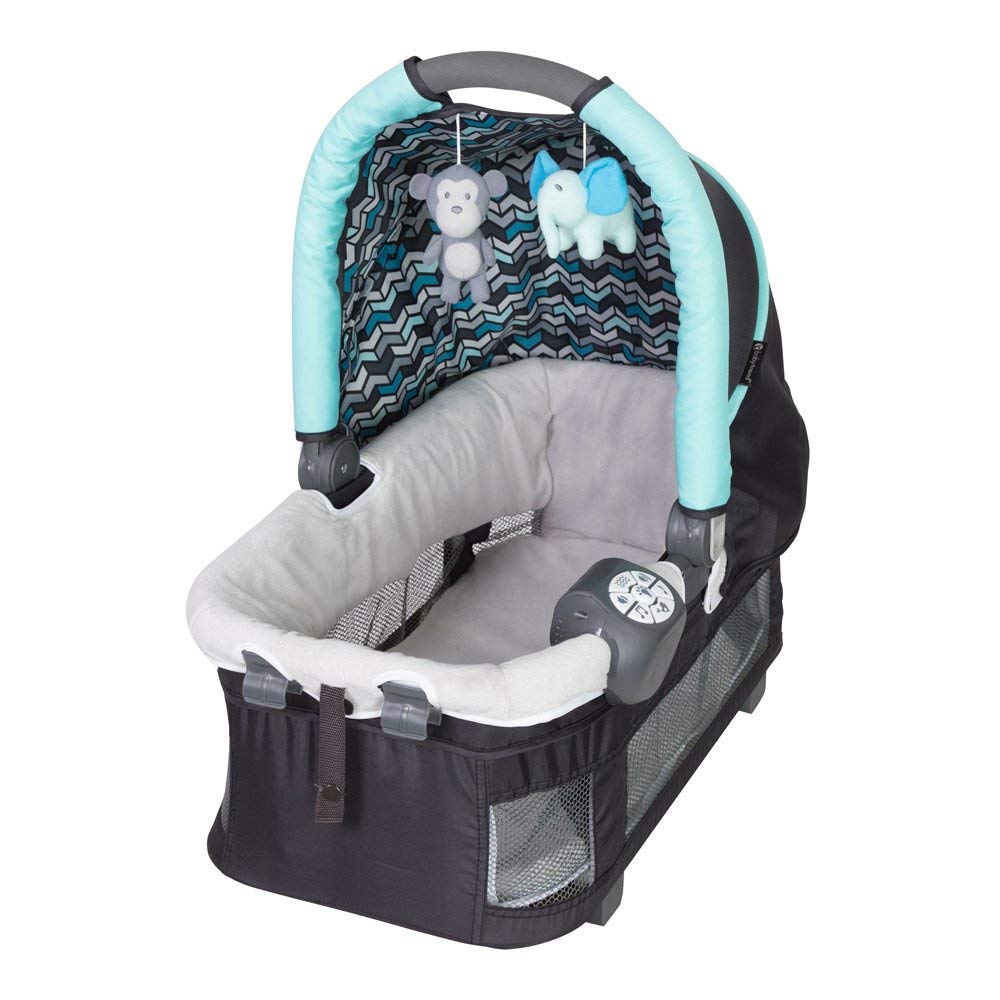 Baby Trend Resort Elite Nursery Center Playard - Portable Crib & Playpen for Infants & Toddlers, Laguna Blue | Perfect for Travel, Home & Daycare Use