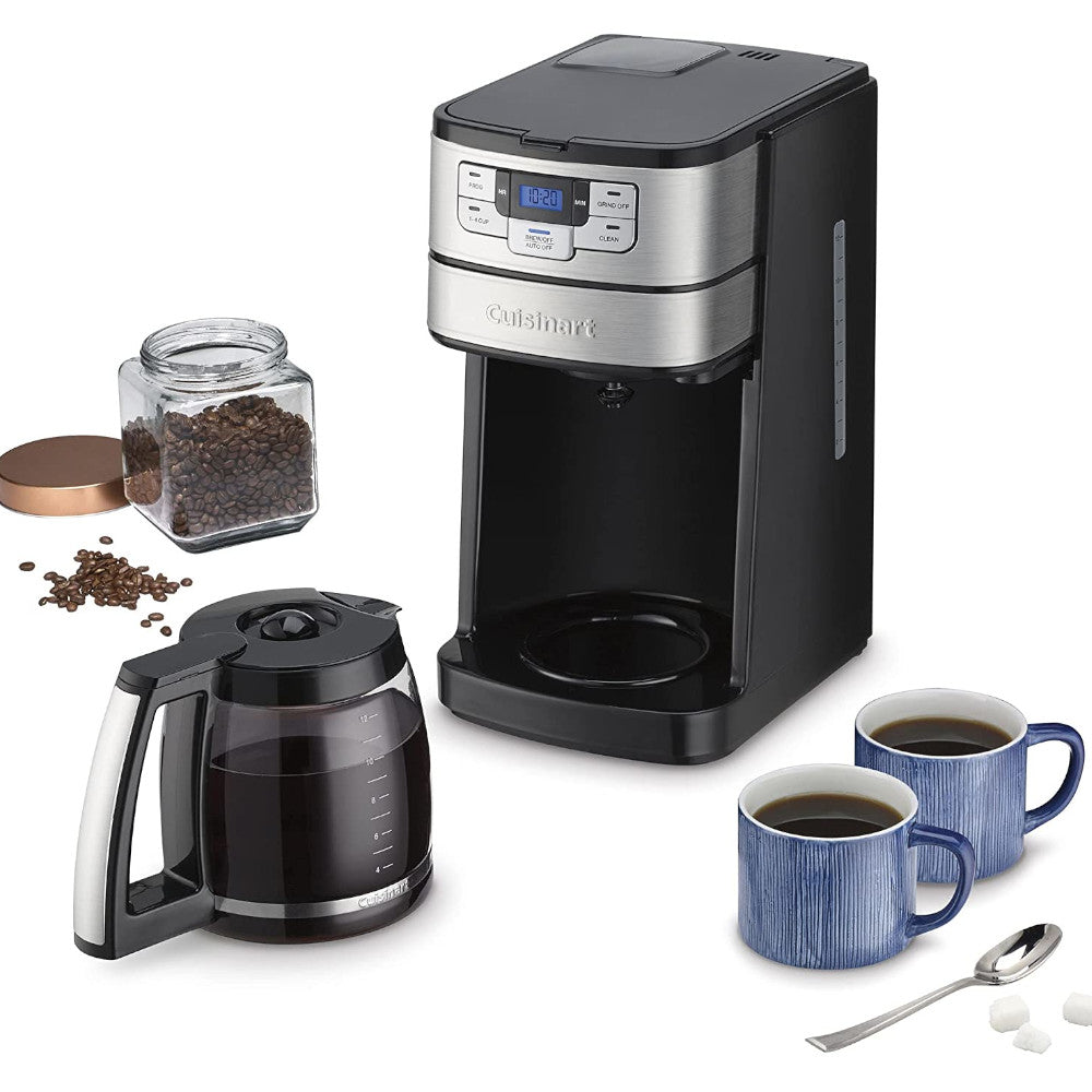 Refurbished CUISINART Grind & Brew Coffee Maker DGB-400 with Warranty - Perfect for Home, Office & Entertaining
