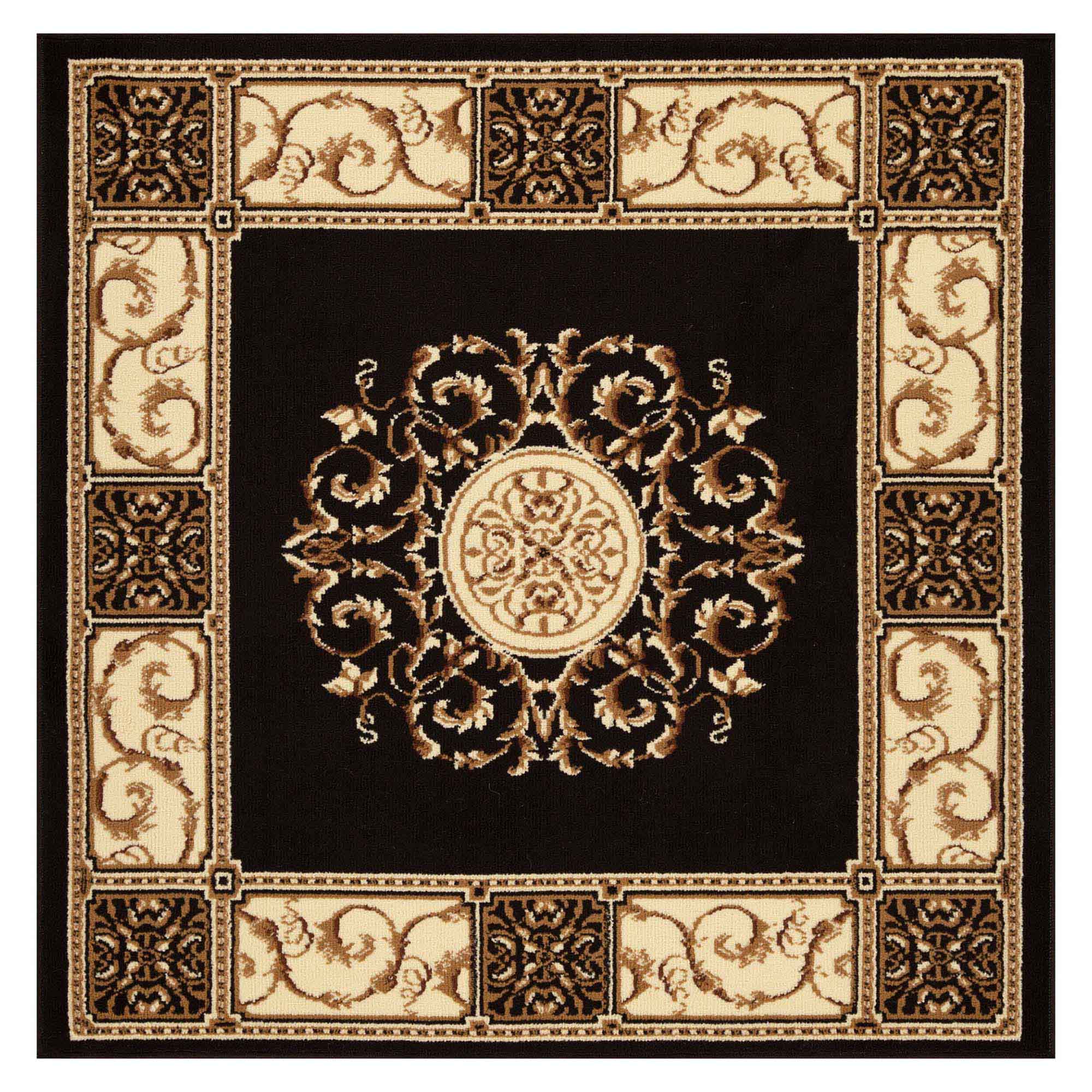 Large Medallion Modern Bohemian Indoor Area Rug or Runner - Perfect for Living Room, Bedroom & Boho Home Decor