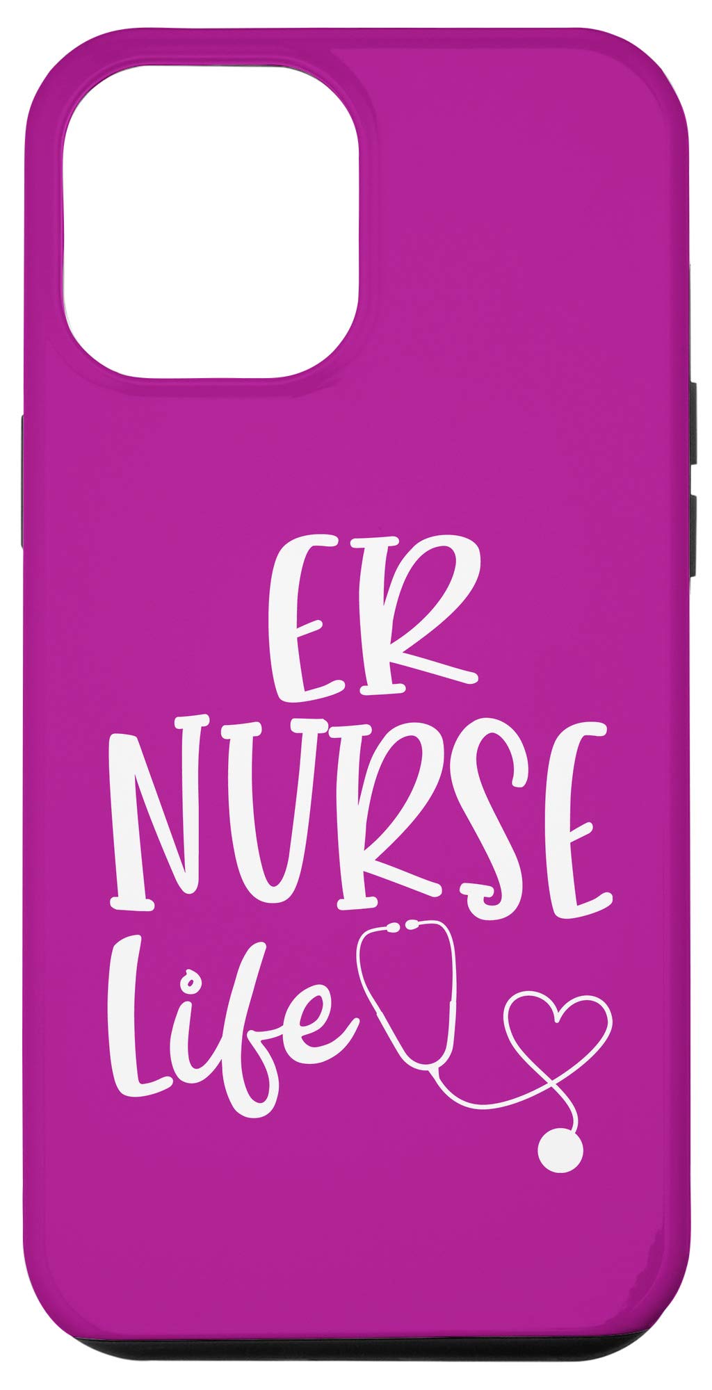 iPhone 12 Pro Max Case for Nurses - ER RN Emergency Medical Worker Protective Cover | Perfect Gift for Women in Healthcare | Hospital, Clinic & Night Shift Use