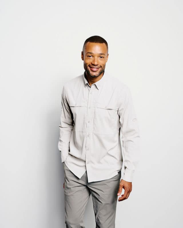 Orvis Men's Open Air Caster Long Sleeve Shirt - Breathable Quick-Dry Fishing & Outdoor Shirt for Hiking, Camping, and Casual Wear