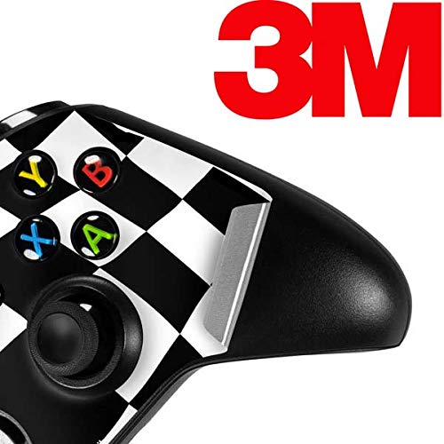 Skinit Custom Gaming Skin for Xbox One S Controller - Black & White Checkerboard Design | Durable Vinyl Decal for Enhanced Grip & Protection | Perfect for Gamers & Collectors