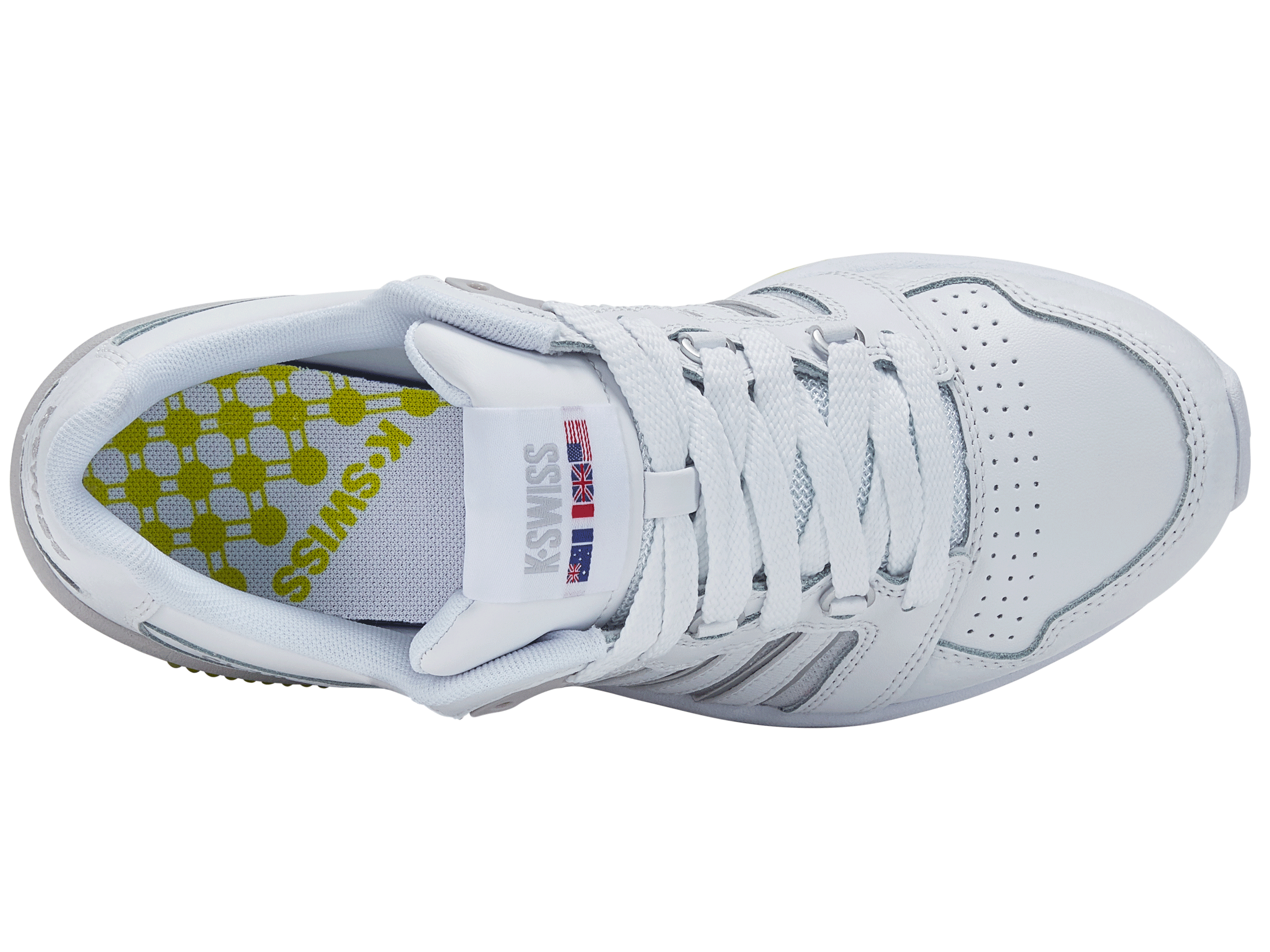 97920 193 M | SI 18 RANNELL | White/White/Sulfur - Stylish Running Shoes for Women, Perfect for Jogging, Gym Workouts & Outdoor Activities