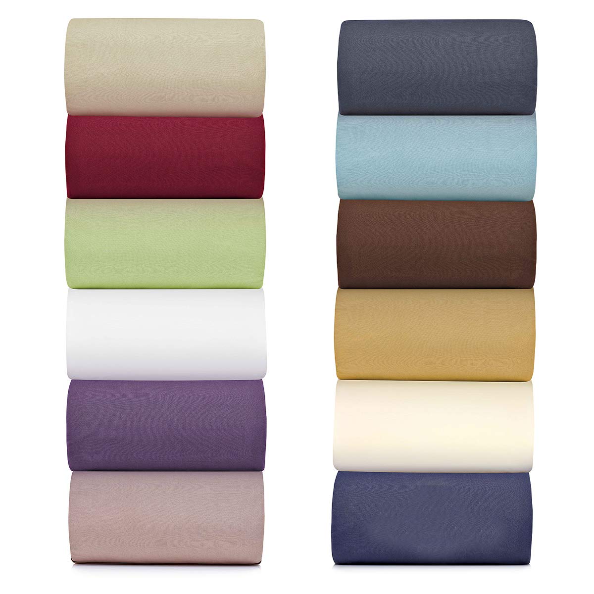 Luxury 800-Thread-Count 100% Pima Cotton 4-Piece Sheet Set - Full Size Deep Pocket Fits Mattress Up to 20