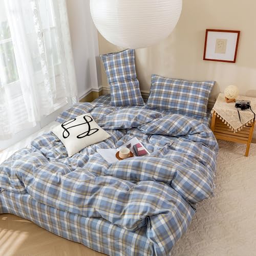 A#blue Grid Plaid