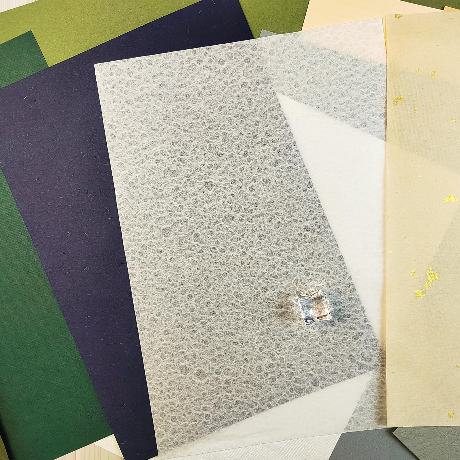 30 Pcs A4 Scrapbook Paper Set - Textured Mulberry Decorative Paper for Scrapbooking, Card Making, Art Journaling | Perfect for DIY Crafts, Gift Wrapping & Home Decor Projects