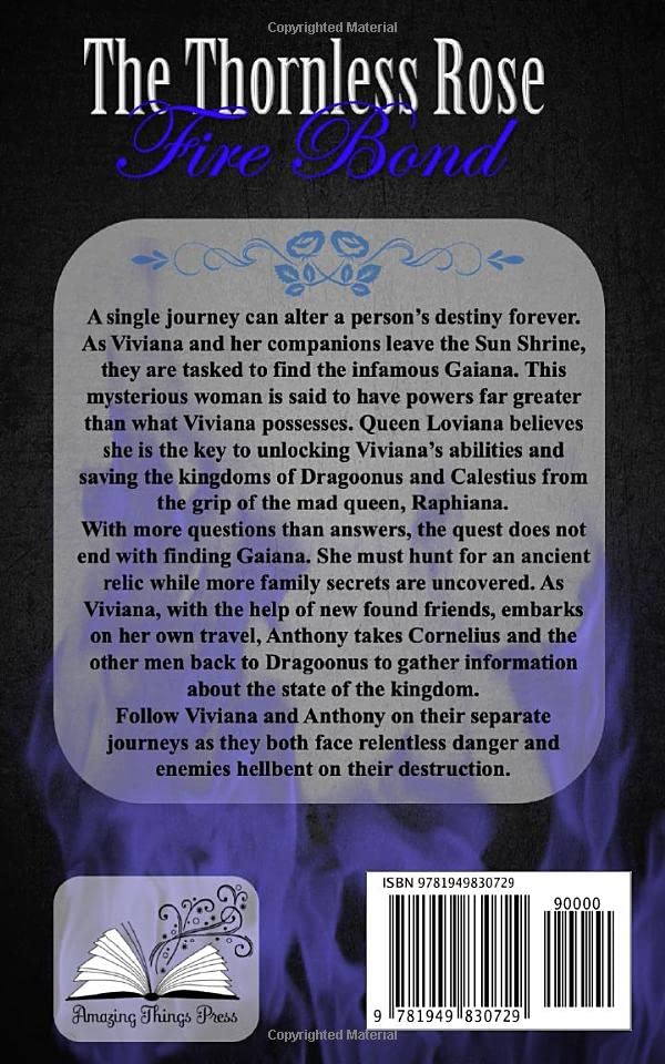 The Thornless Rose: Fire Bond - Book 1 of The Thornless Rose Trilogy | Fantasy Romance Novel | Perfect for Book Clubs & Fantasy Lovers