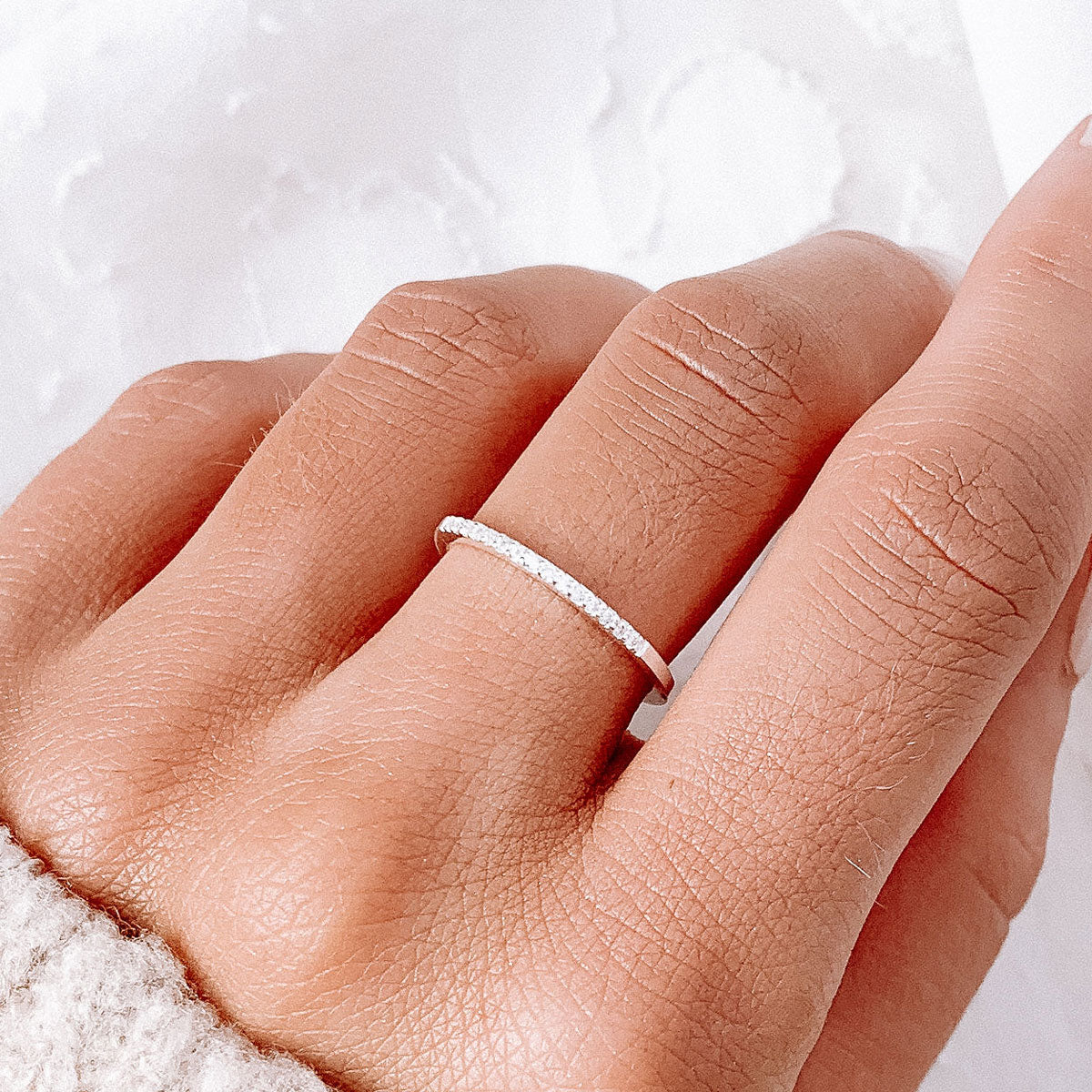 Sparkling Cubic Zirconia Ring for Women - Elegant Wedding, Engagement & Party Jewelry Gift - Perfect for Anniversaries, Prom & Special Occasions