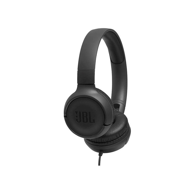 JBL Tune 500 Wired On-Ear Headphones - Black | Noise Isolating for Commuting, Gaming & Work