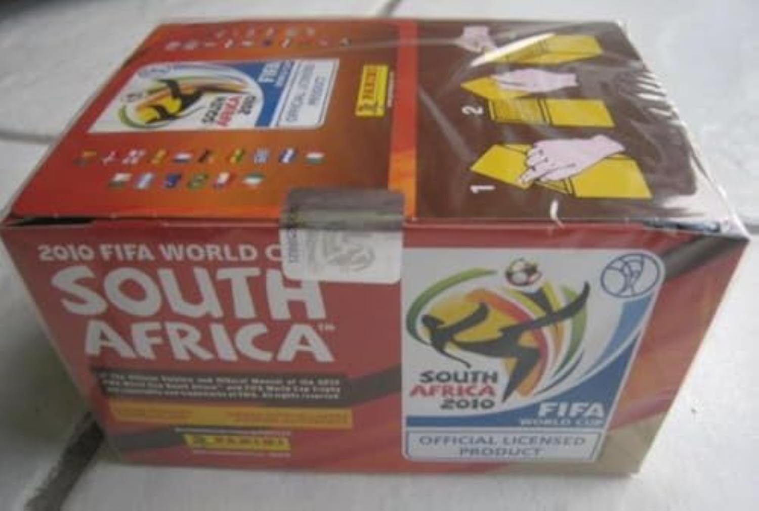 Panini FIFA World Cup South Africa 2010 Trading Cards - 100 Packs Complete Box Set | Brand New Collectible Soccer Cards for Sports Memorabilia Fans | Perfect for Collecting, Trading and Displaying