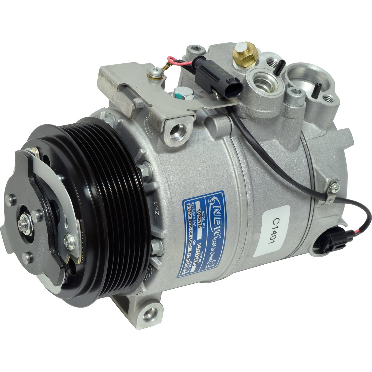 UAC CO 11252C AC Compressor Replacement for Car Air Conditioning System - High Performance Auto A/C Parts for Smooth Cooling in Summer Driving