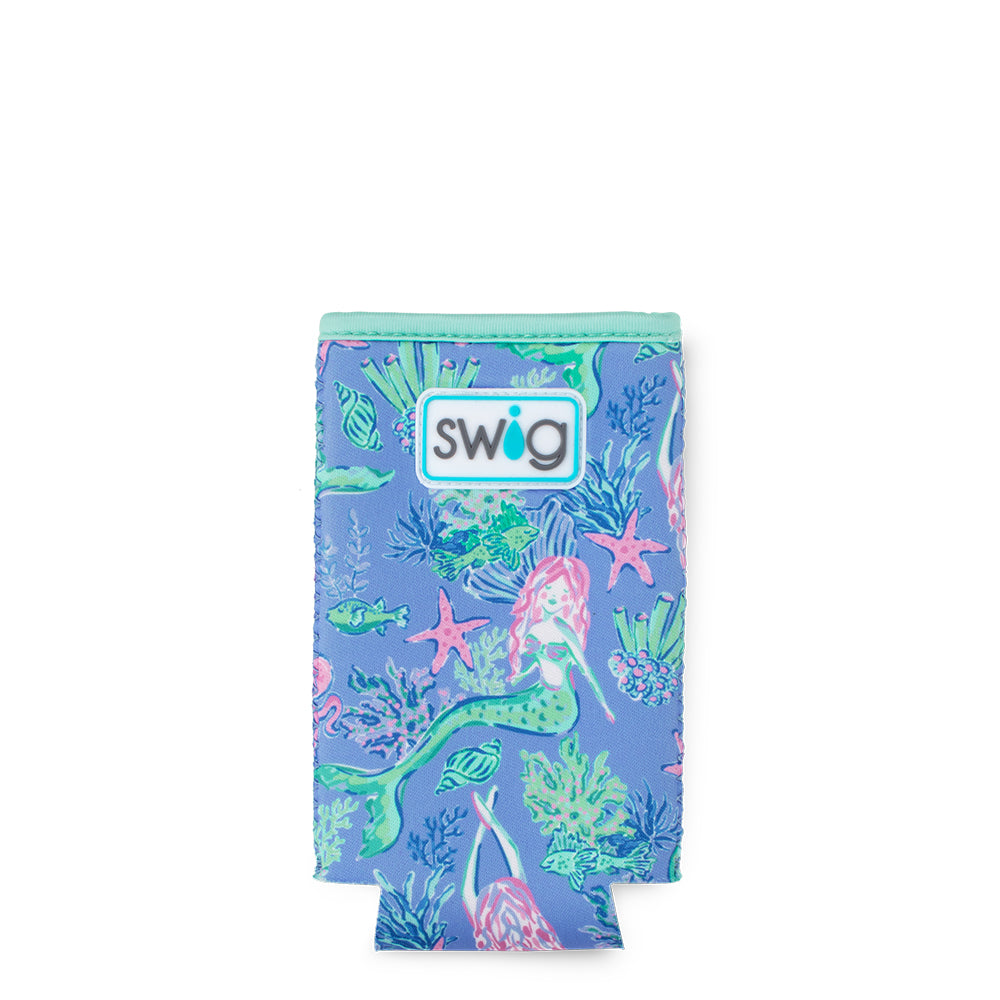 Under the Sea Themed Slim Can Cooler - Insulated Beverage Sleeve for Beer, Soda & Energy Drinks - Perfect for Beach Parties, Poolside Relaxation & Summer BBQs