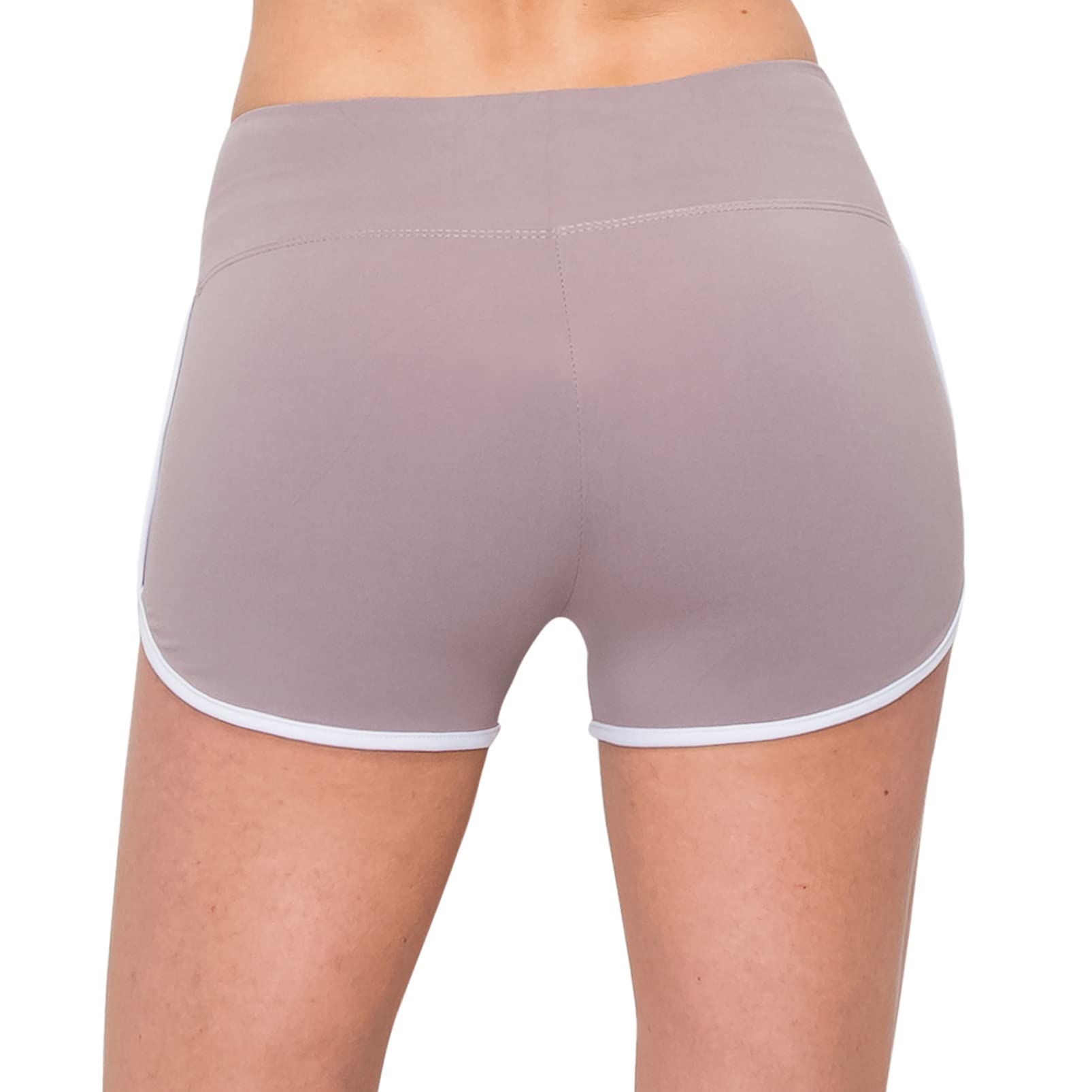 ALWAYS Women's High Waisted Booty Shorts - Super Soft Dolphin Hem Workout Shorts for Yoga, Running & Gym