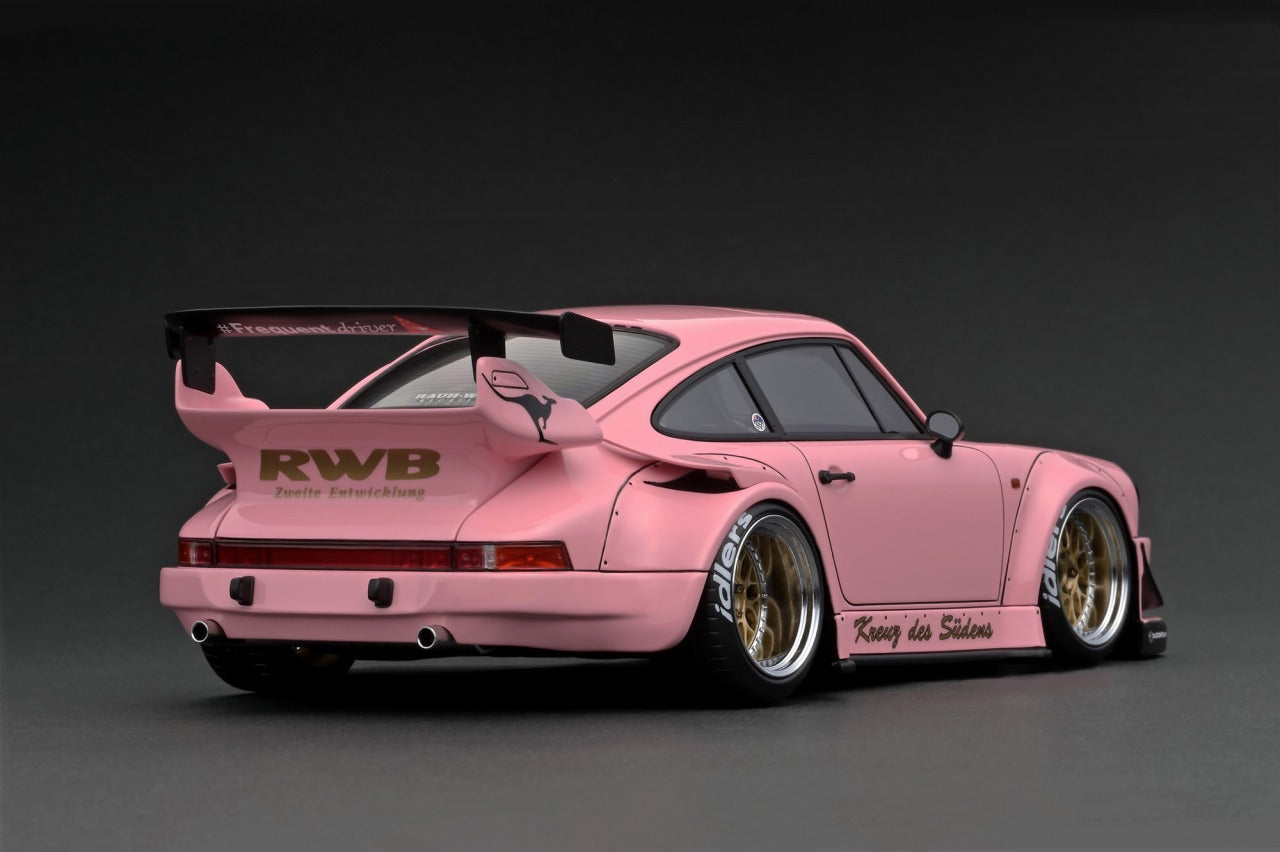 1:18 Scale Porsche 930 RWB Pink Die-Cast Model Car - Collectible RWB Tuning Series for Display & Racing Enthusiasts - Perfect for Home Office Decor, Car Shows & Gift Giving