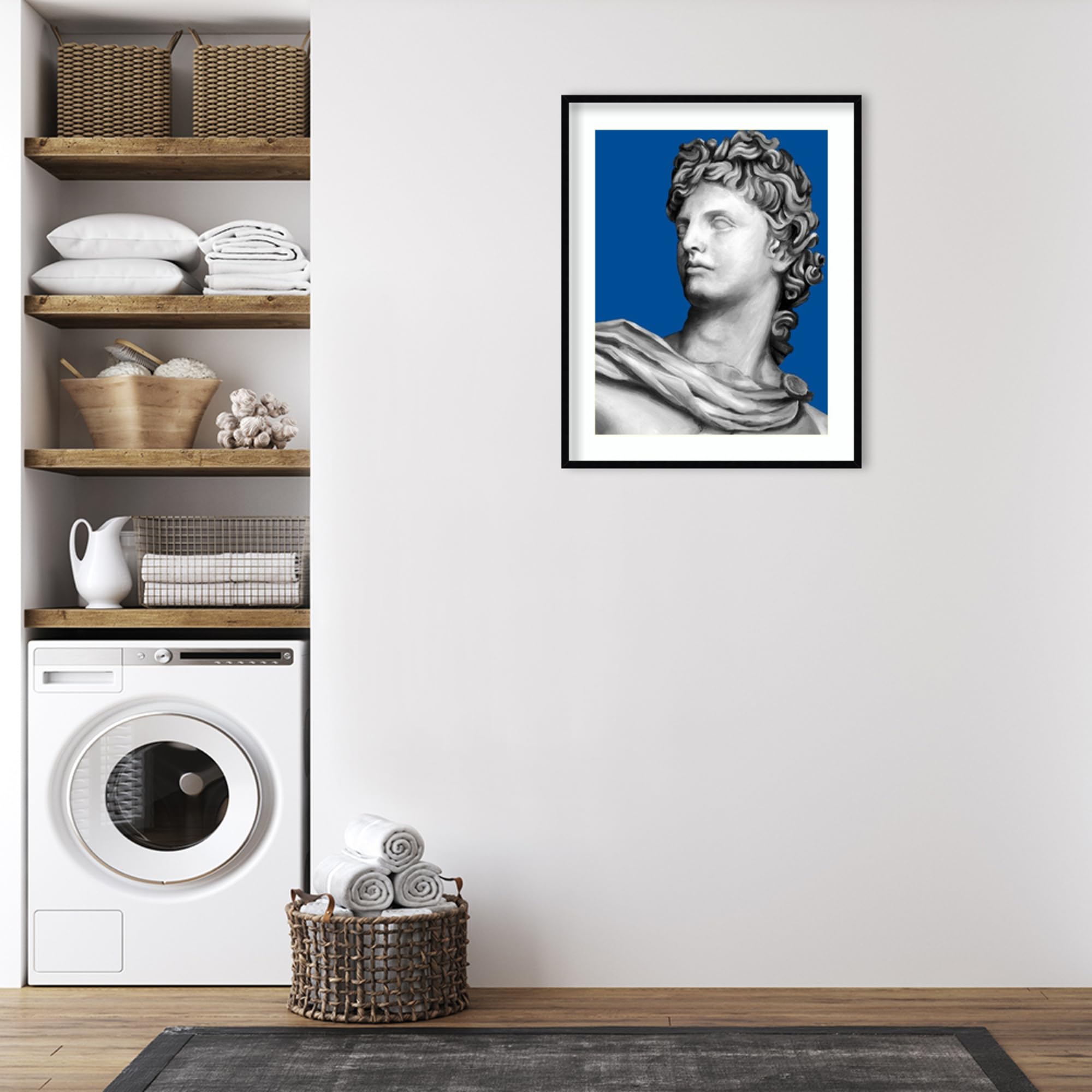Amanti Art Framed Wall Art Print 41x33 - Custom Ornate Sculpture II by Ethan Harper - Traditional People Wall Decor - Large Poster Painting for Living Room, Bedroom, Bathroom & Kitchen - Perfect for Home, Office & Gift Giving