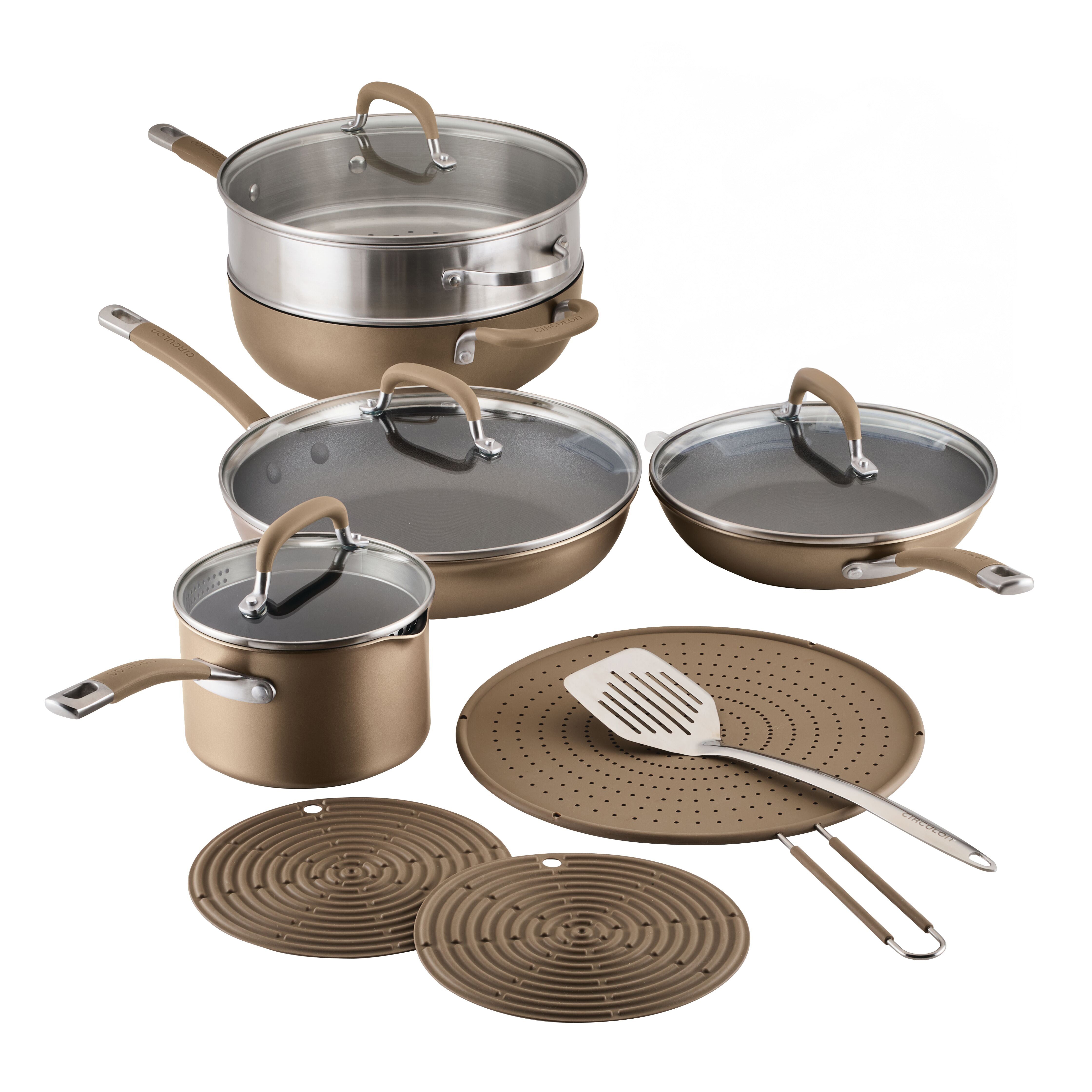 13-Piece Scratch-Resistant Nonstick Cookware Set - Durable Kitchen Pots and Pans for Everyday Cooking, Baking & Frying | Perfect for Home Chefs & Family Meals