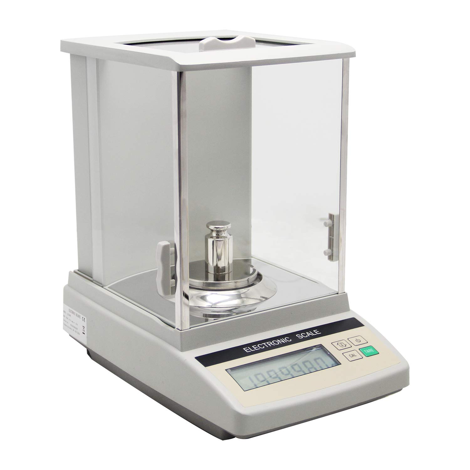 Hanchen 220g x 0.0001g High Precision Digital Analytical Balance Scale - Laboratory Precision Scale for Jewelry, Pharmacy, Chemicals & School Use with Manual Calibration (0.1mg Accuracy, 220V) - Perfect for Gold Weighing, Powder Measurement & Scientific Experiments