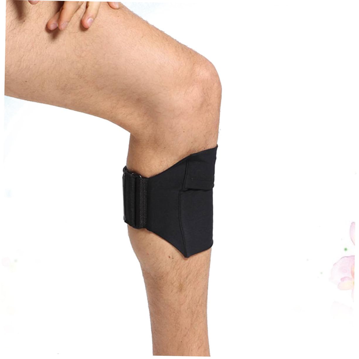 Universal Phone Holder for Running & Leg Exercise - Adjustable Hook & Loop Tape for Secure Phone Storage - Perfect for Jogging, Gym Workouts & Outdoor Activities