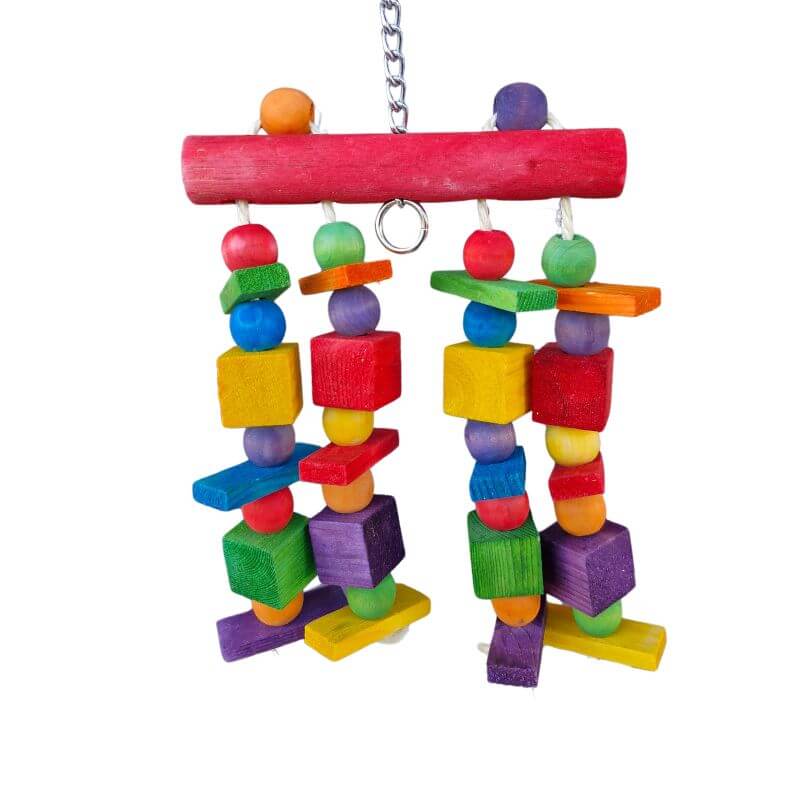 Colorful Wooden Blocks and Balls Abacus - Educational Counting Toy for Kids | Perfect for Preschool Math Learning & Early Childhood Development