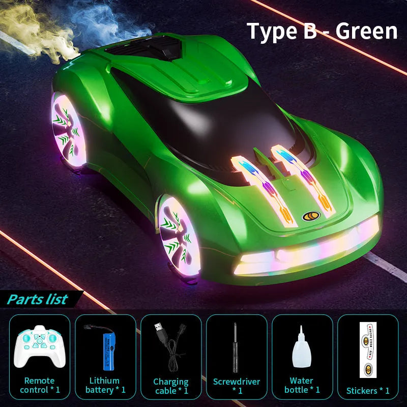 JJRC Q206 2.4G RC Car - Futuristic Concept Racing Car with LED Lights & Music Play, Ready-to-Run (RTR) Remote Control Toy - Perfect for Indoor Racing, Birthday Gifts & Kids Outdoor Play