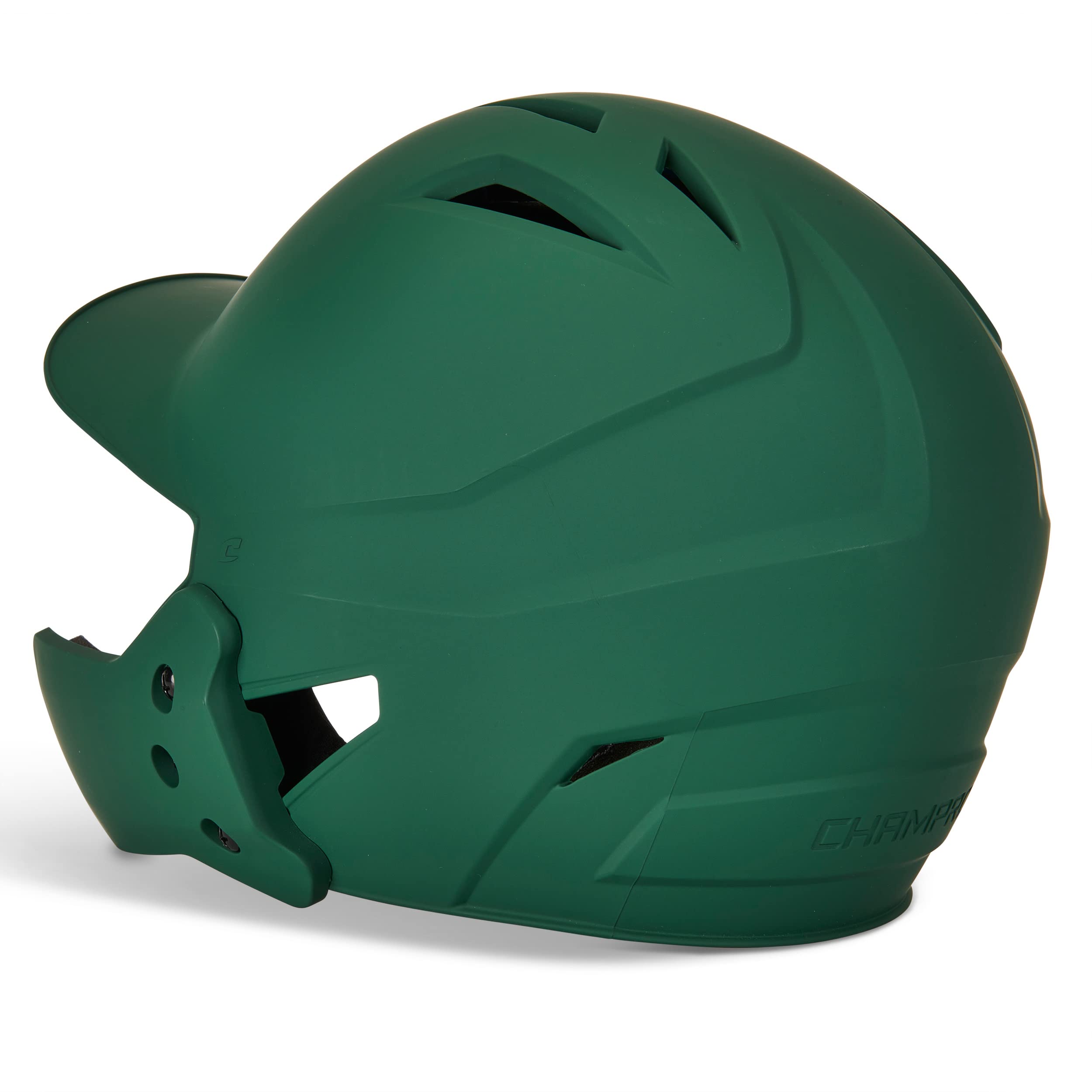 CHAMPRO HX Gamer Plus Baseball Batting Helmet with Reversible Jaw Guard - Youth & Adult Protective Gear for Baseball, Softball, and Training Practice